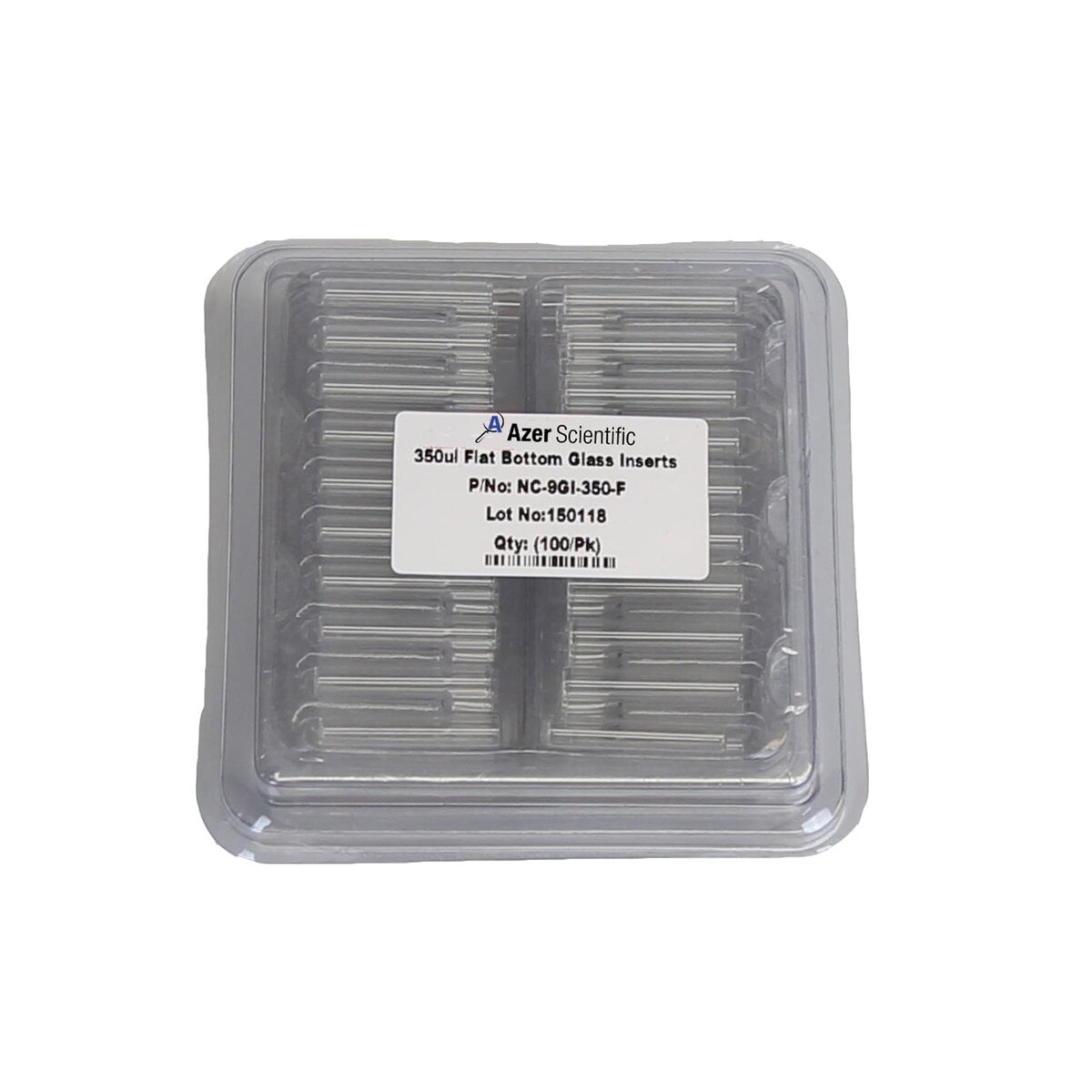 350µL flat bottom insert